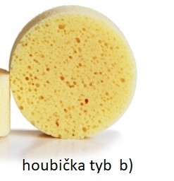 Houbička molitan. kulatá průměr cca 8 cm