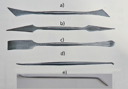 Špachtle nerez- oboustranná 14 - 19 cm