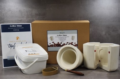 SET Cofee Time- 2 formy,5kg porcel.1105,špachtle..